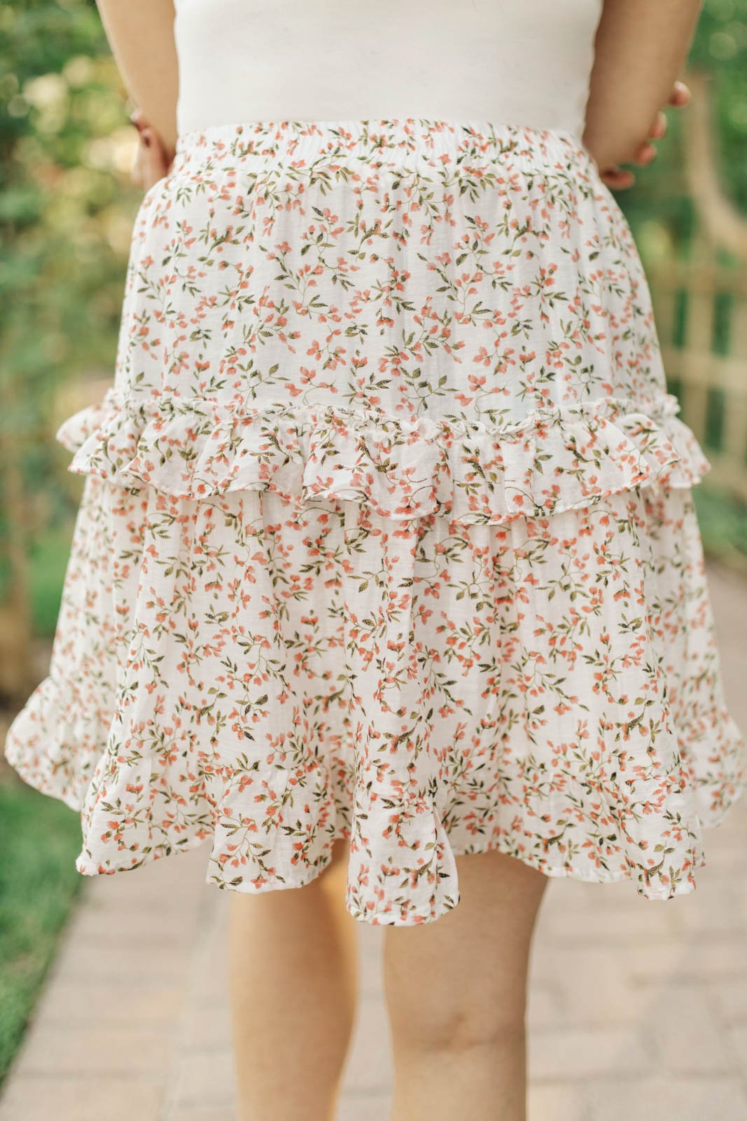 Sweet Pea Floral Skirt