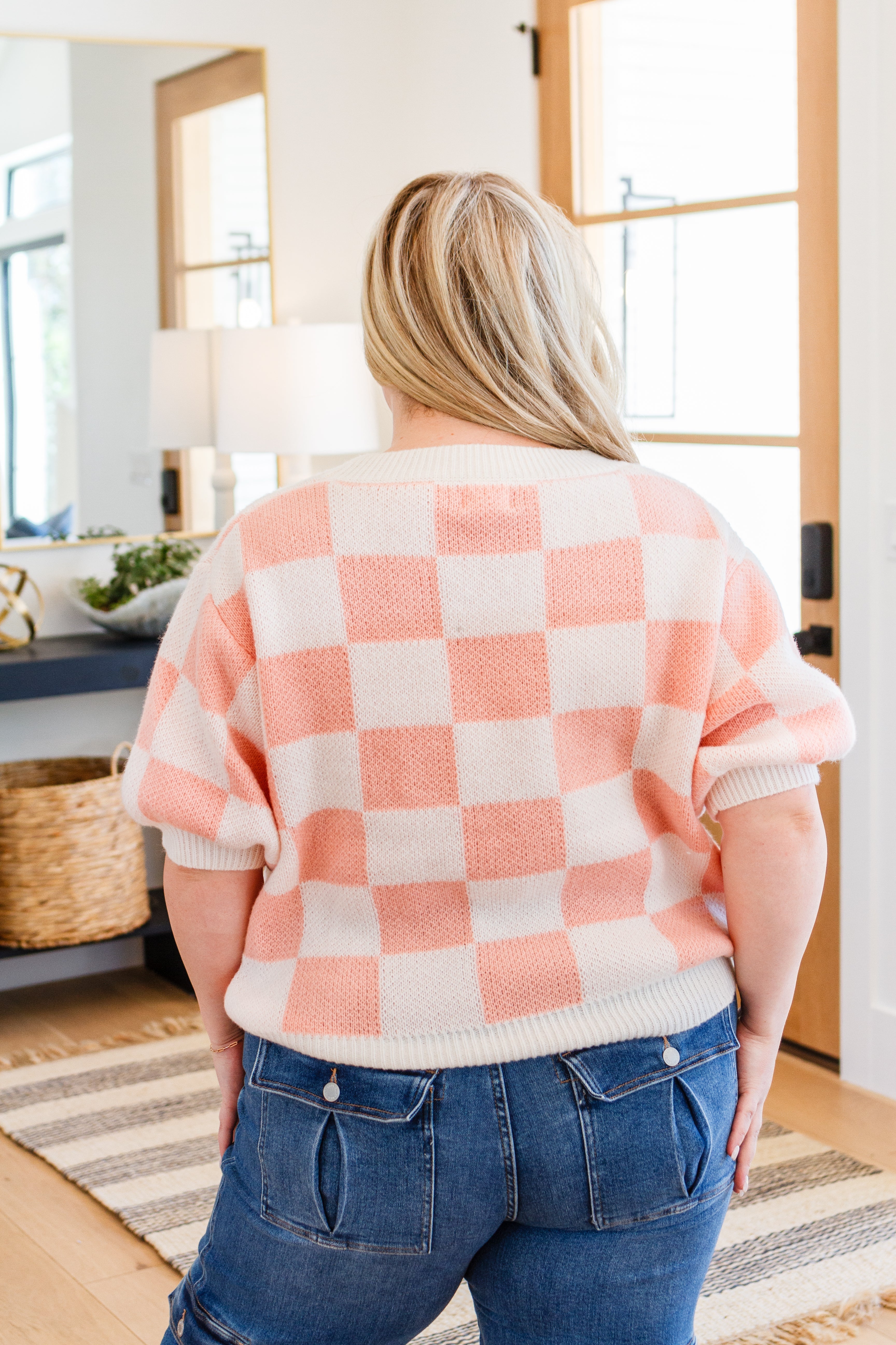 Chevonne Checkered Sweater