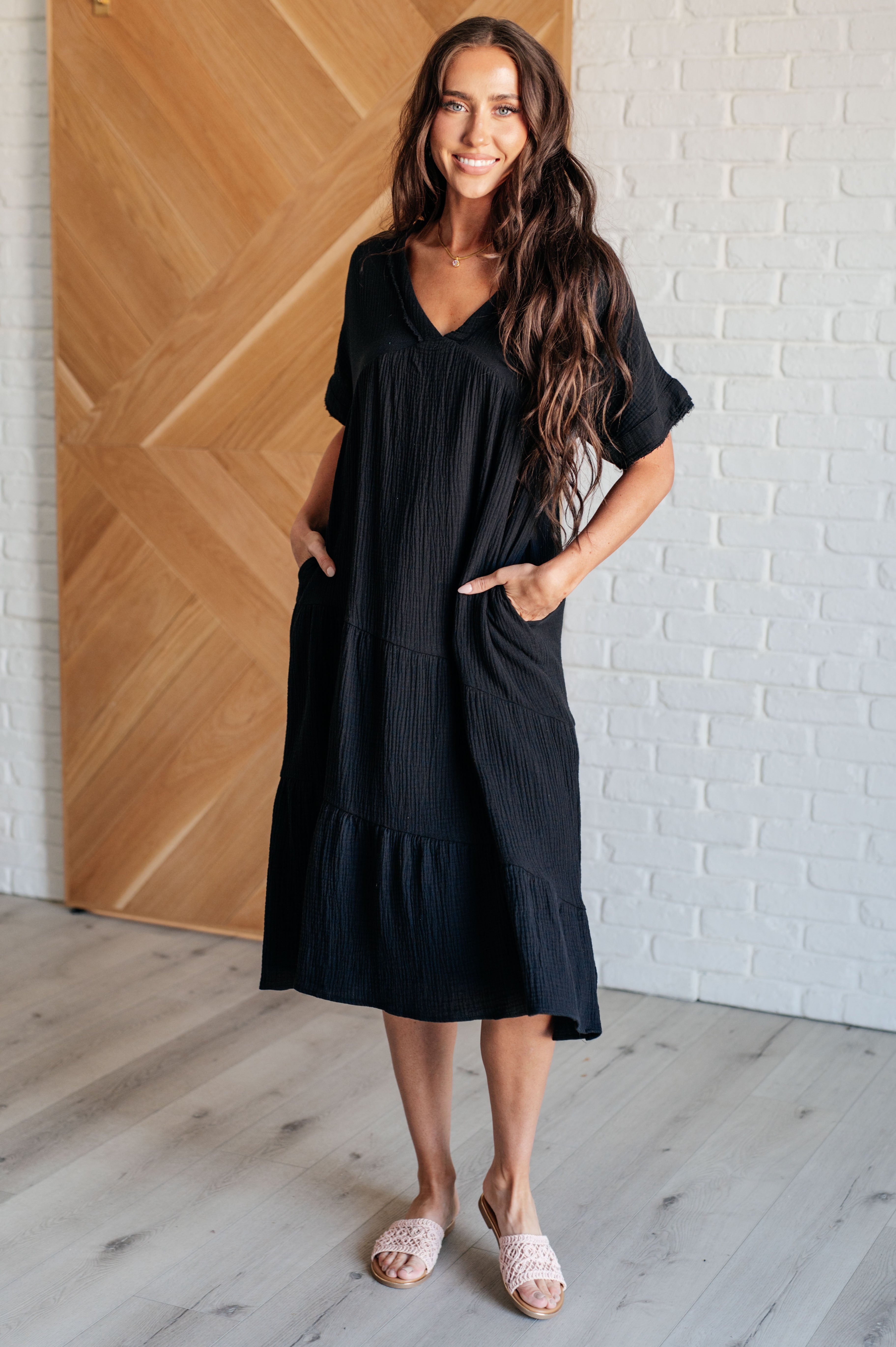 Elizabeth Dolman Sleeve Dress