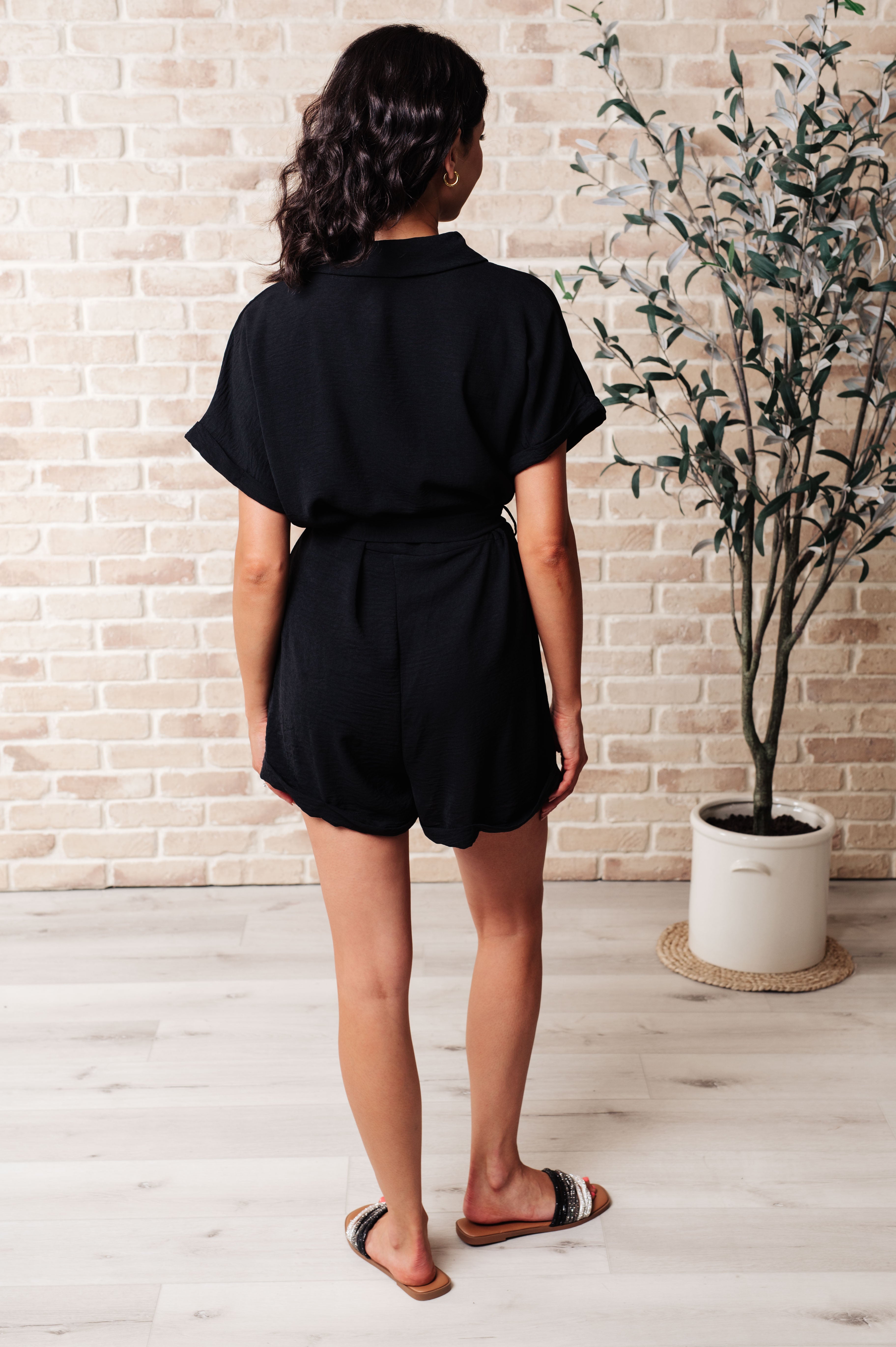 Rashida V-Neck Romper