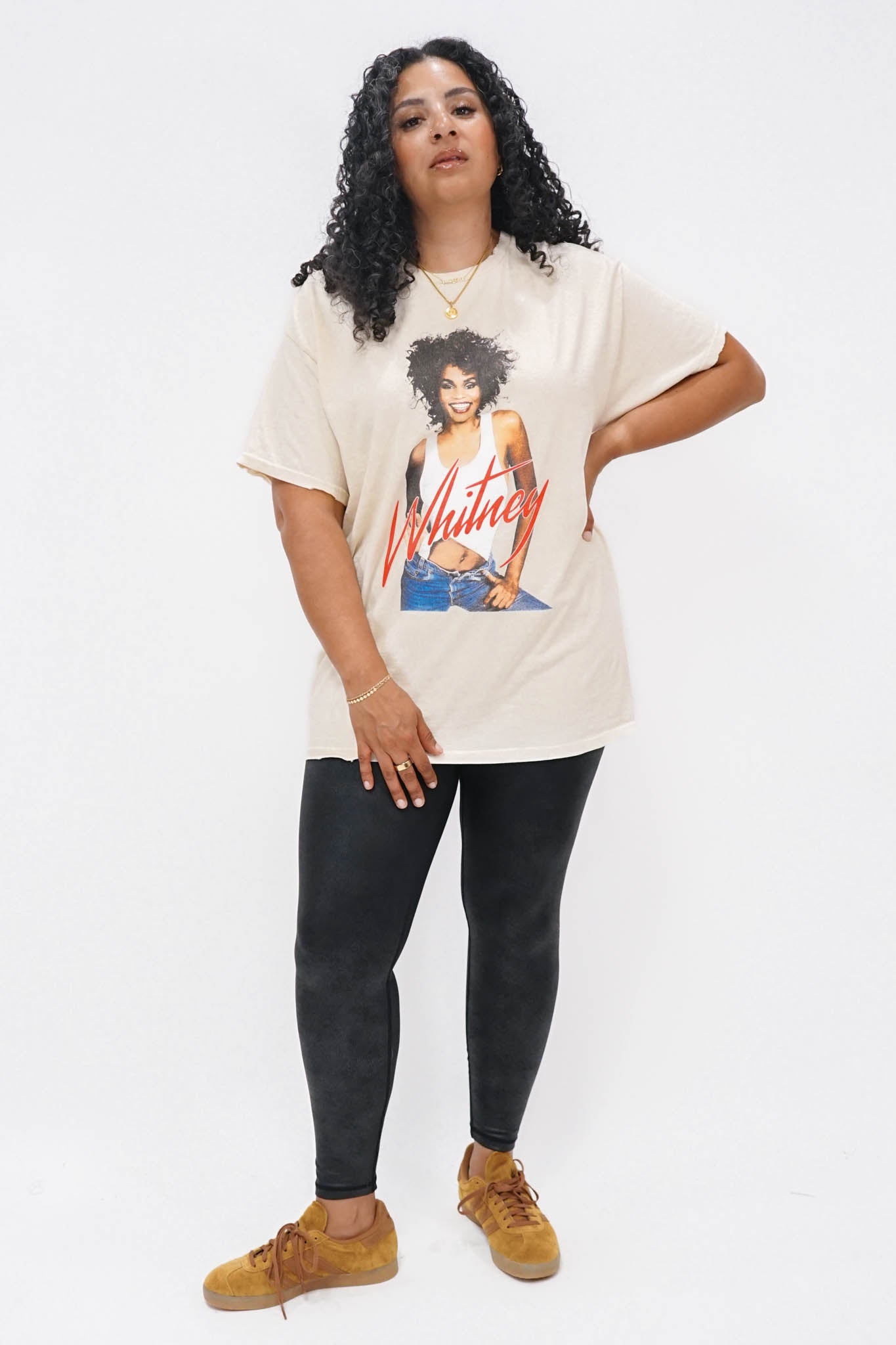 Whitney Houston Self Portrait Vintage Graphic T-Shirt