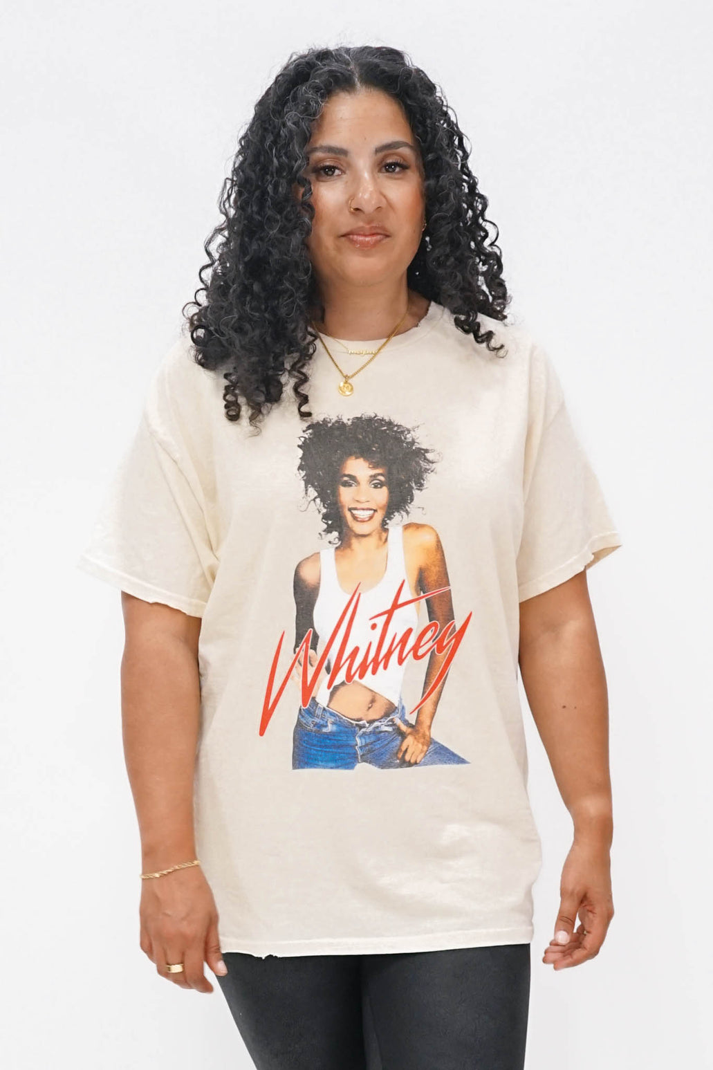 Whitney Houston Self Portrait Vintage Graphic T-Shirt | Good Morrow Co
