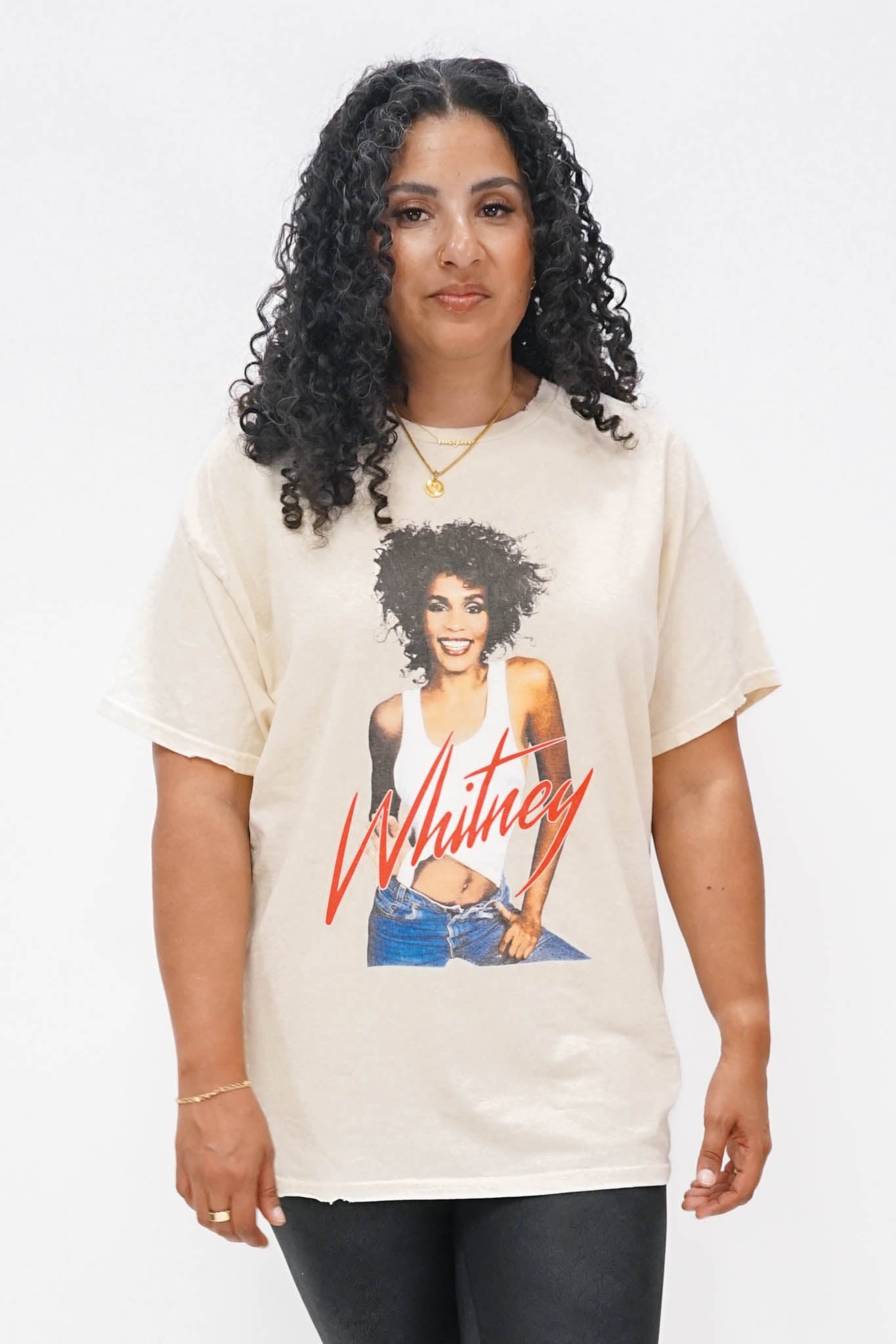 Whitney Houston Self Portrait Vintage Graphic T-Shirt