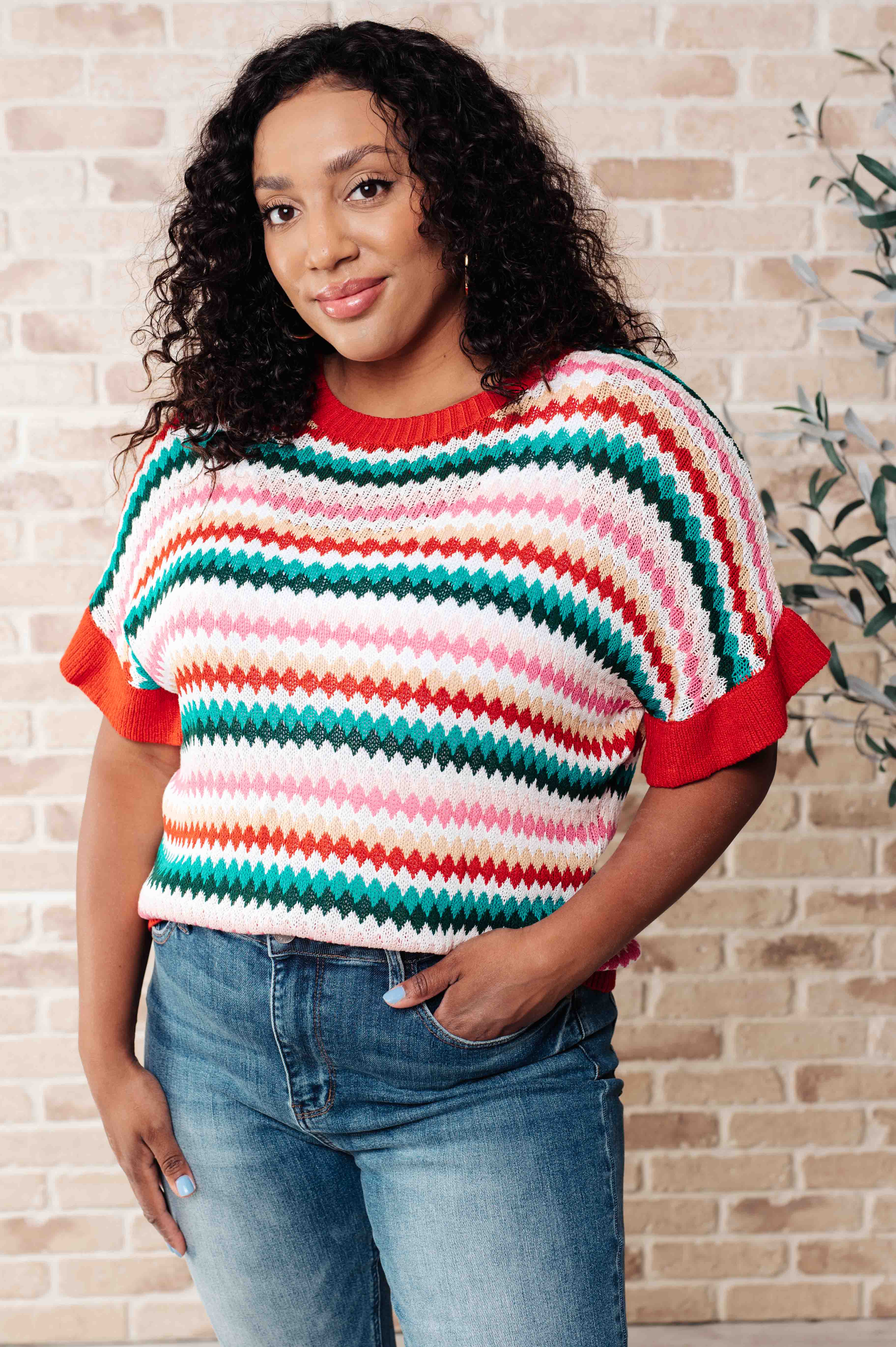 Ryan Striped Knit Top