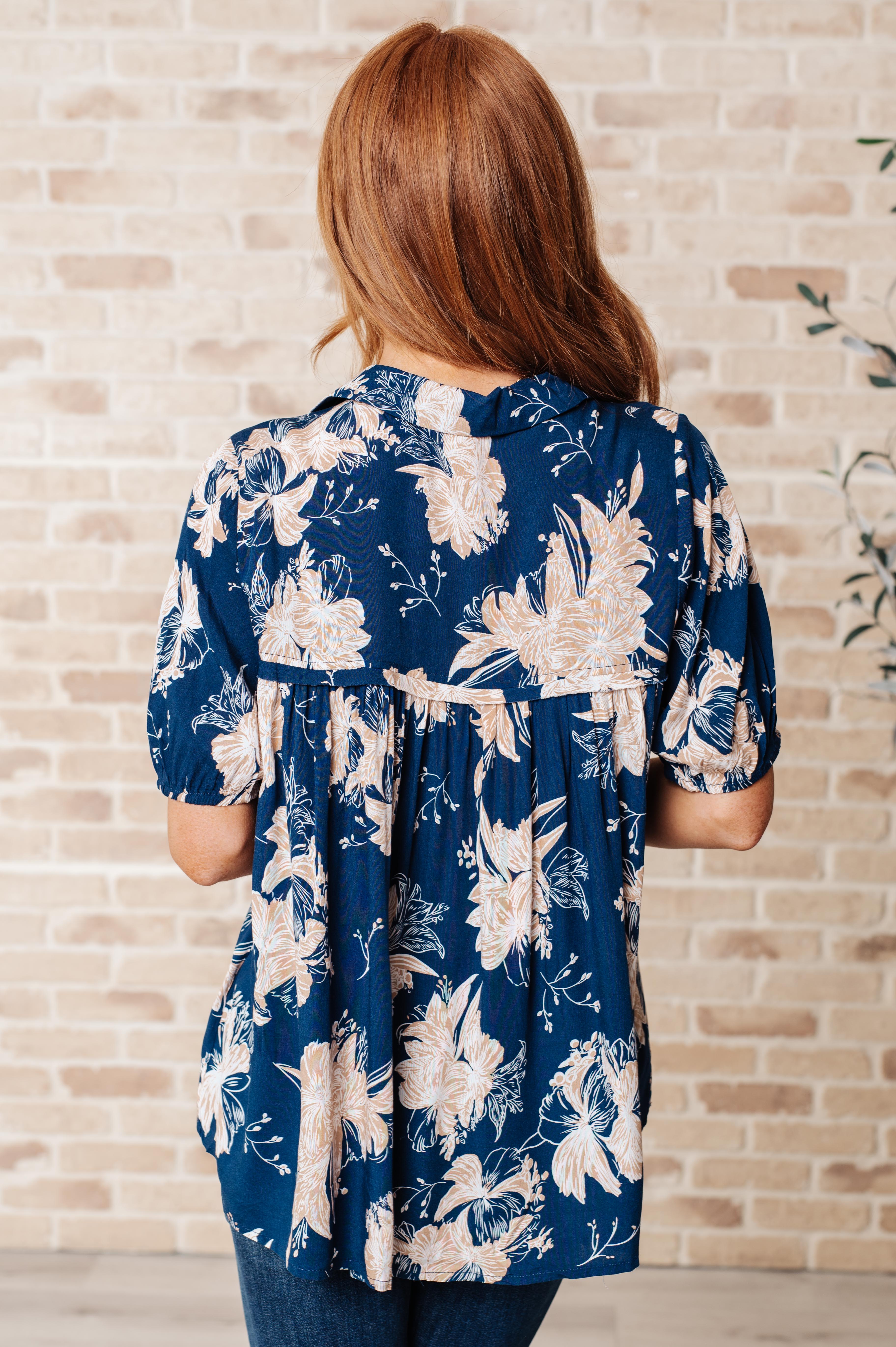 François Floral Blouse