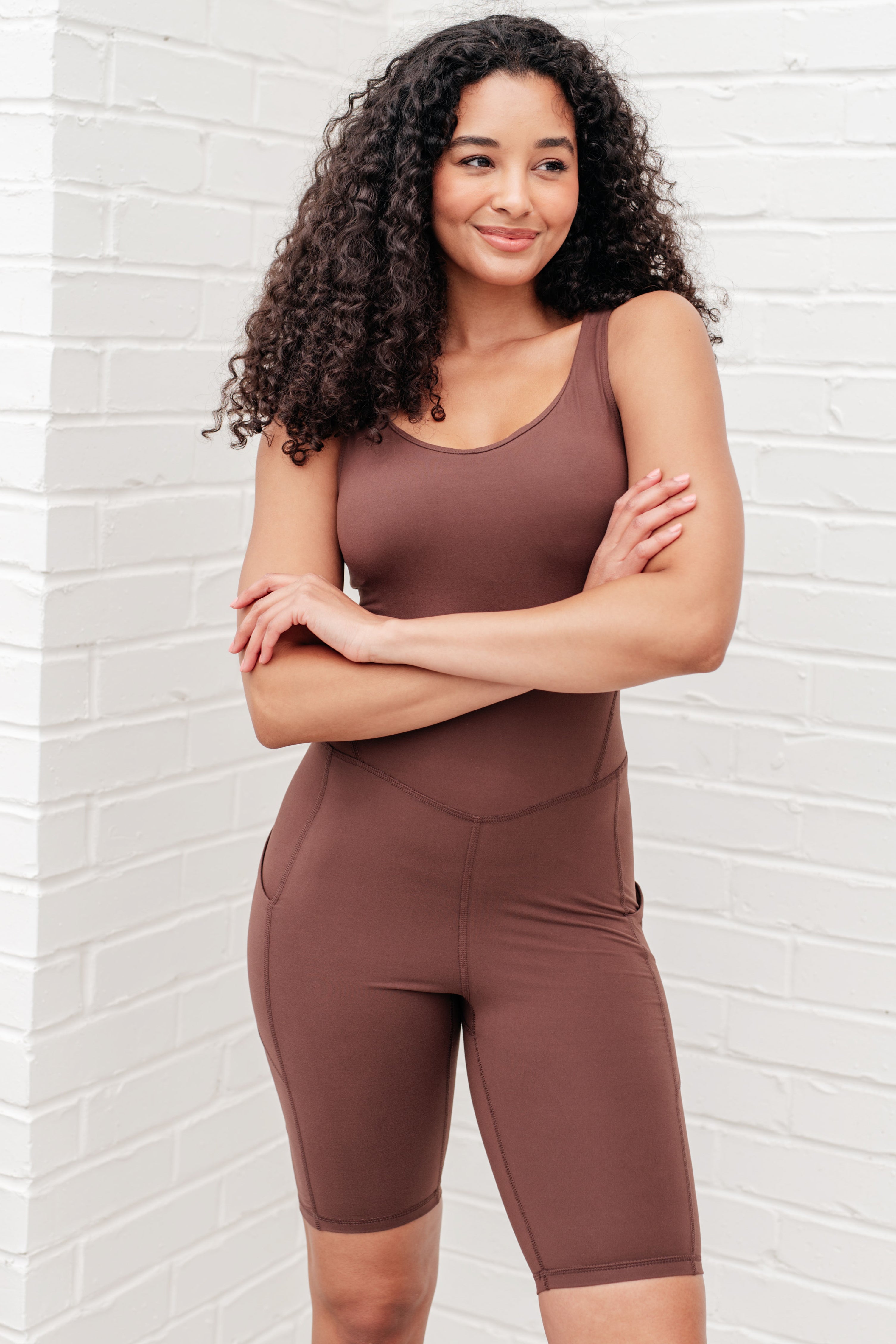 Essential Short Bodysuit in Java