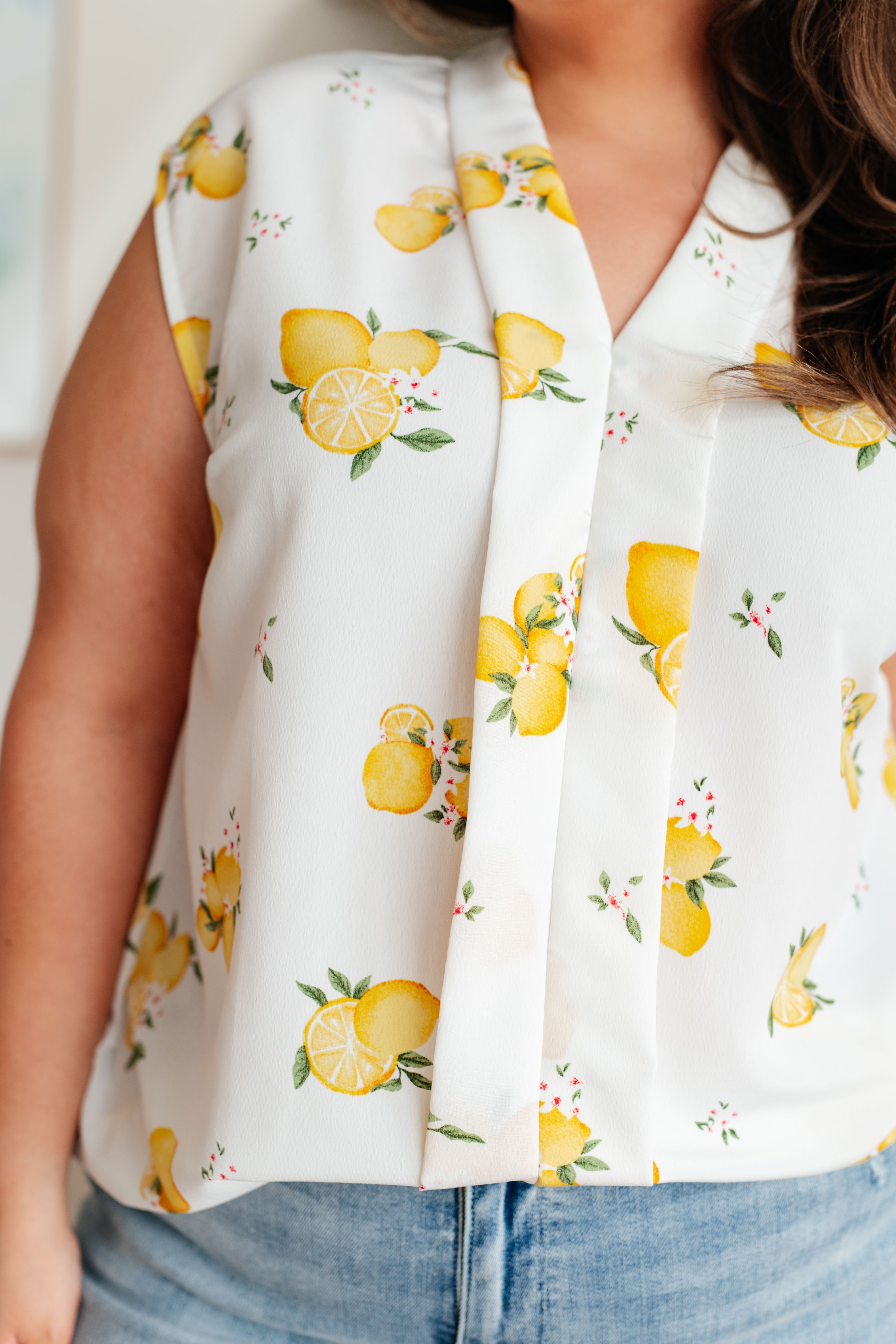 Poppy Lemons Sleeveless Blouse