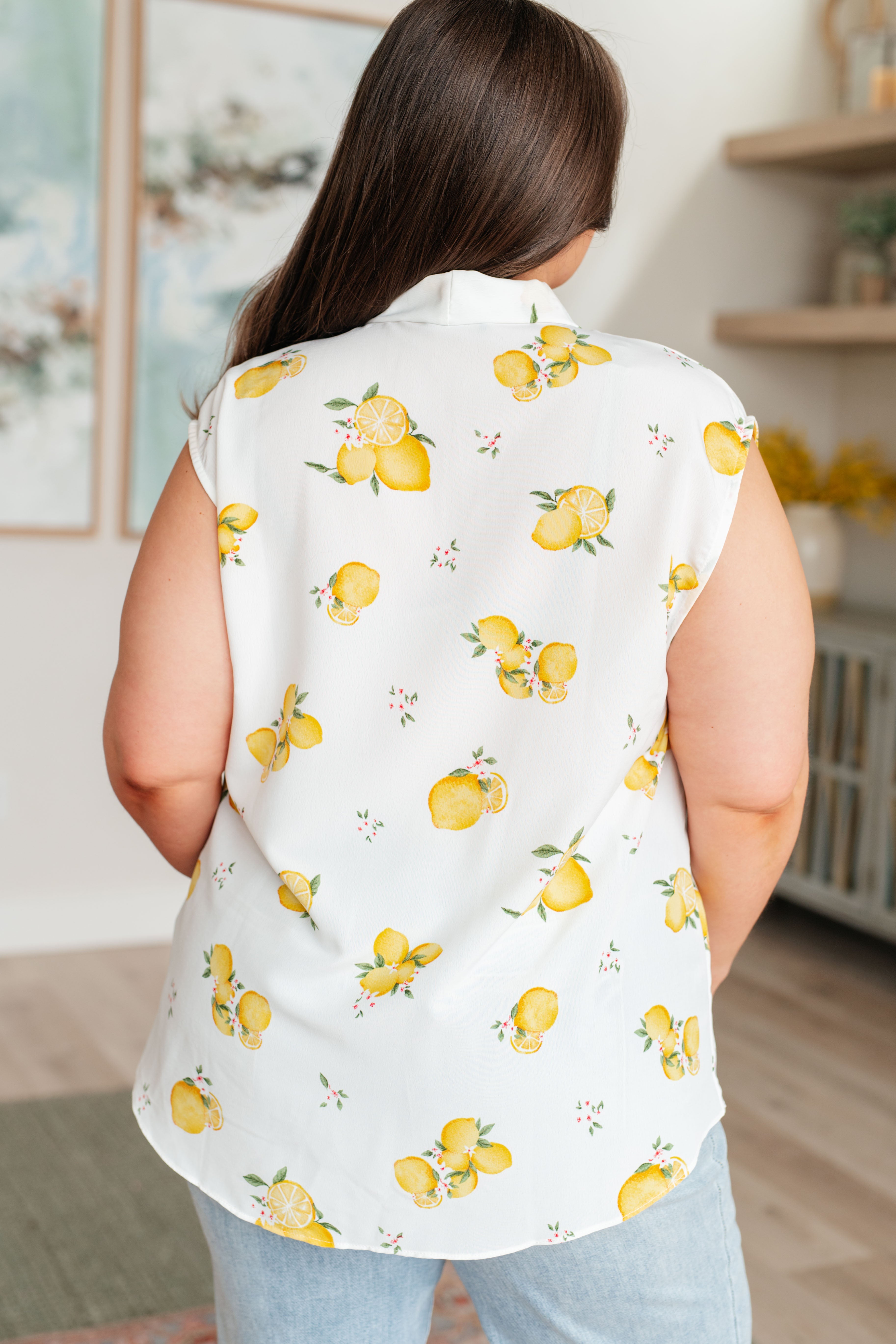 Poppy Lemons Sleeveless Blouse