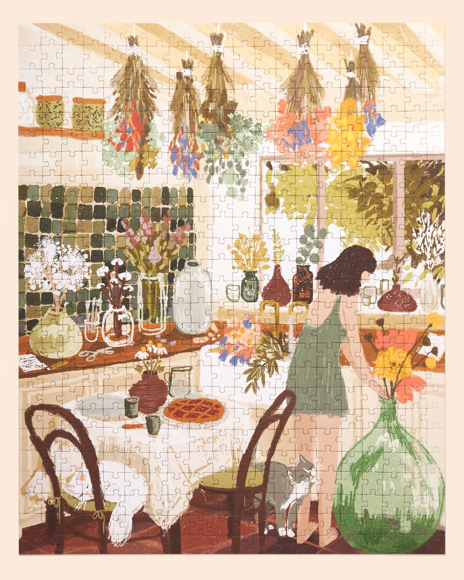 Home Flowering Puzzle 500 Piece Puzzle