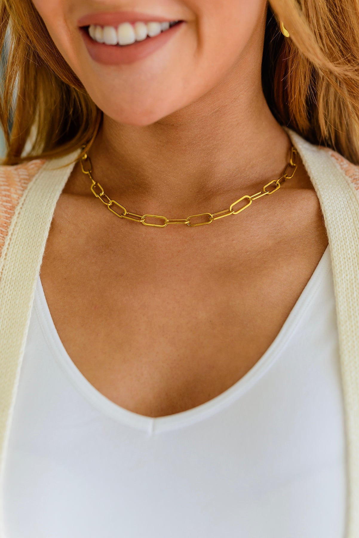 RESTOCKED | Classic Paper Clip Chain Necklace