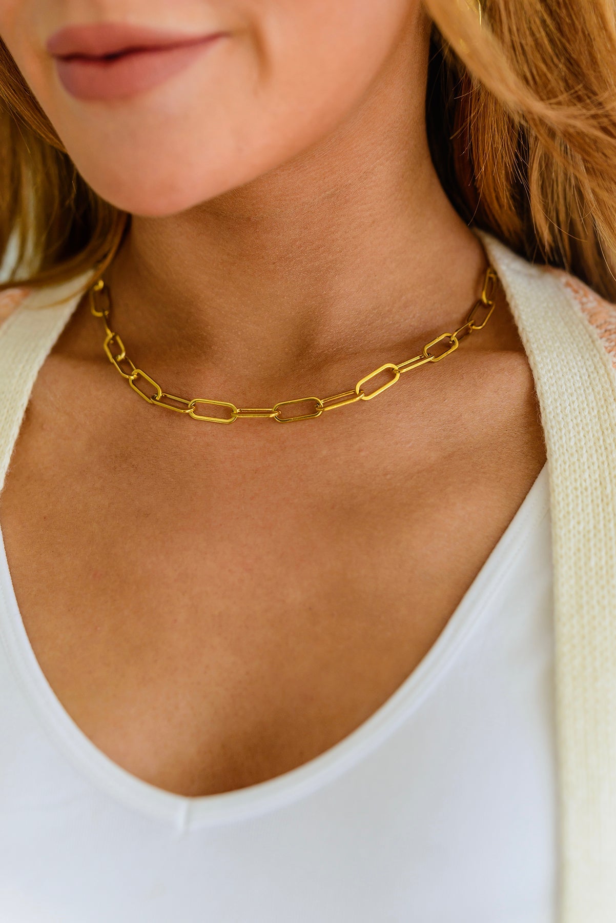 RESTOCKED | Classic Paper Clip Chain Necklace