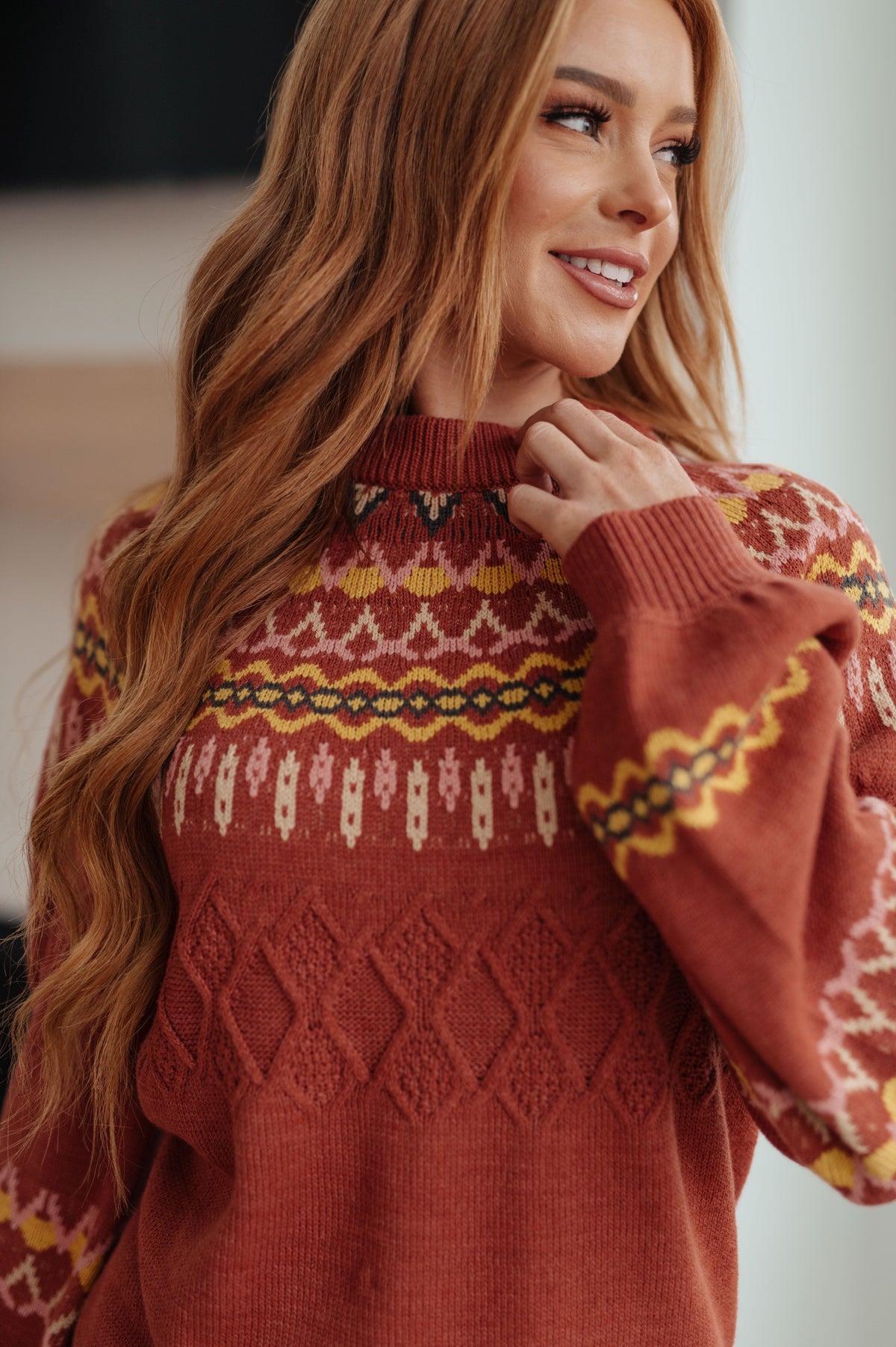 Fair Isle wool sweater, Twik