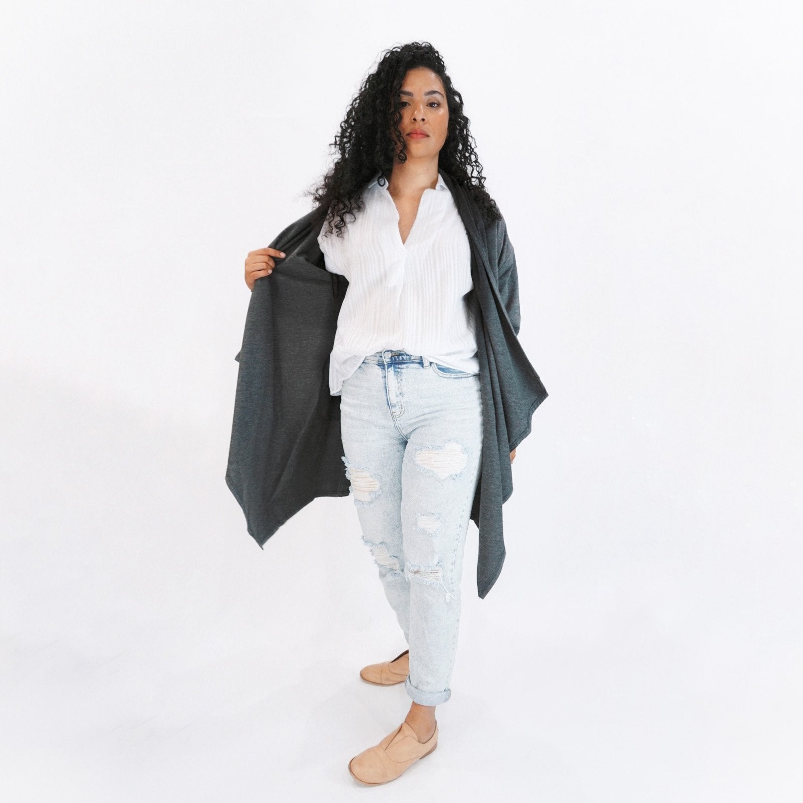 Lydia Open Front Cardigan - Good Morrow Co