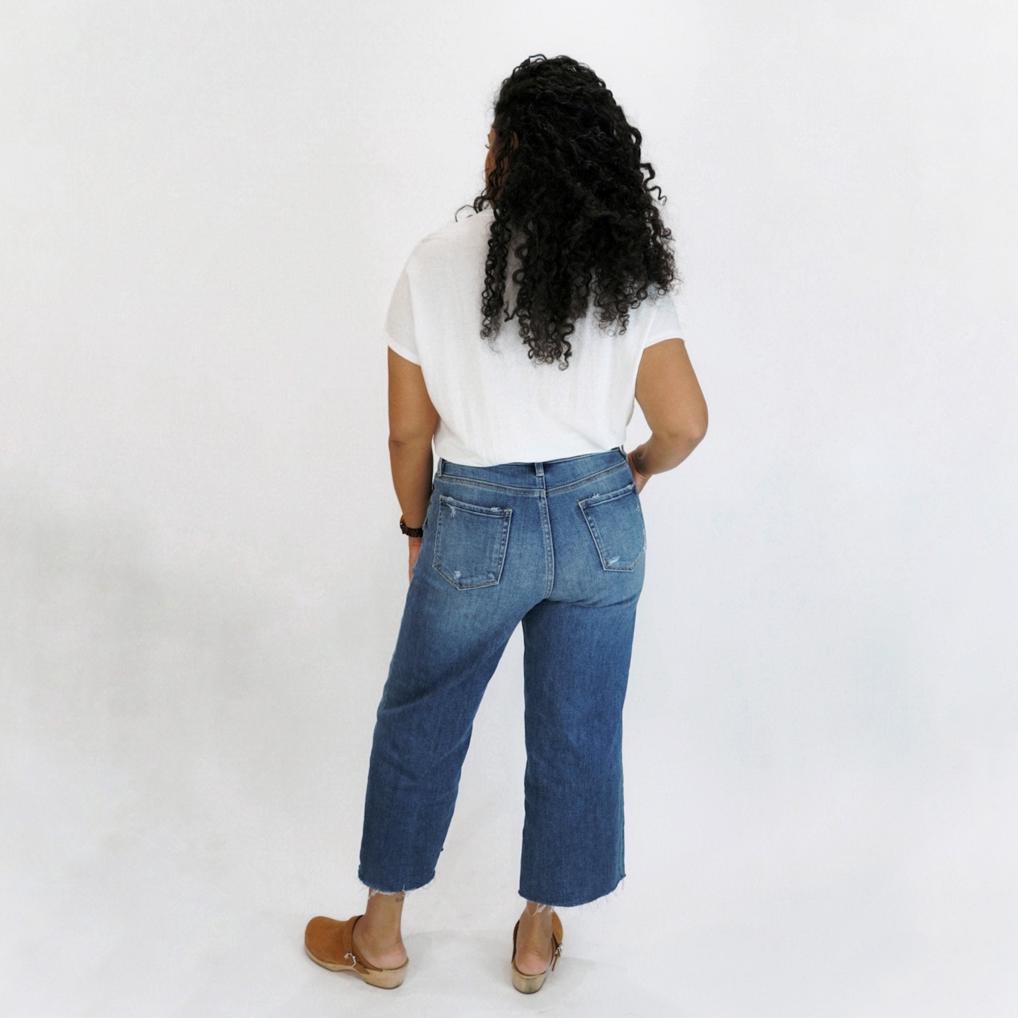 Franklin Button-Fly Wide-Leg Jeans - Good Morrow Co