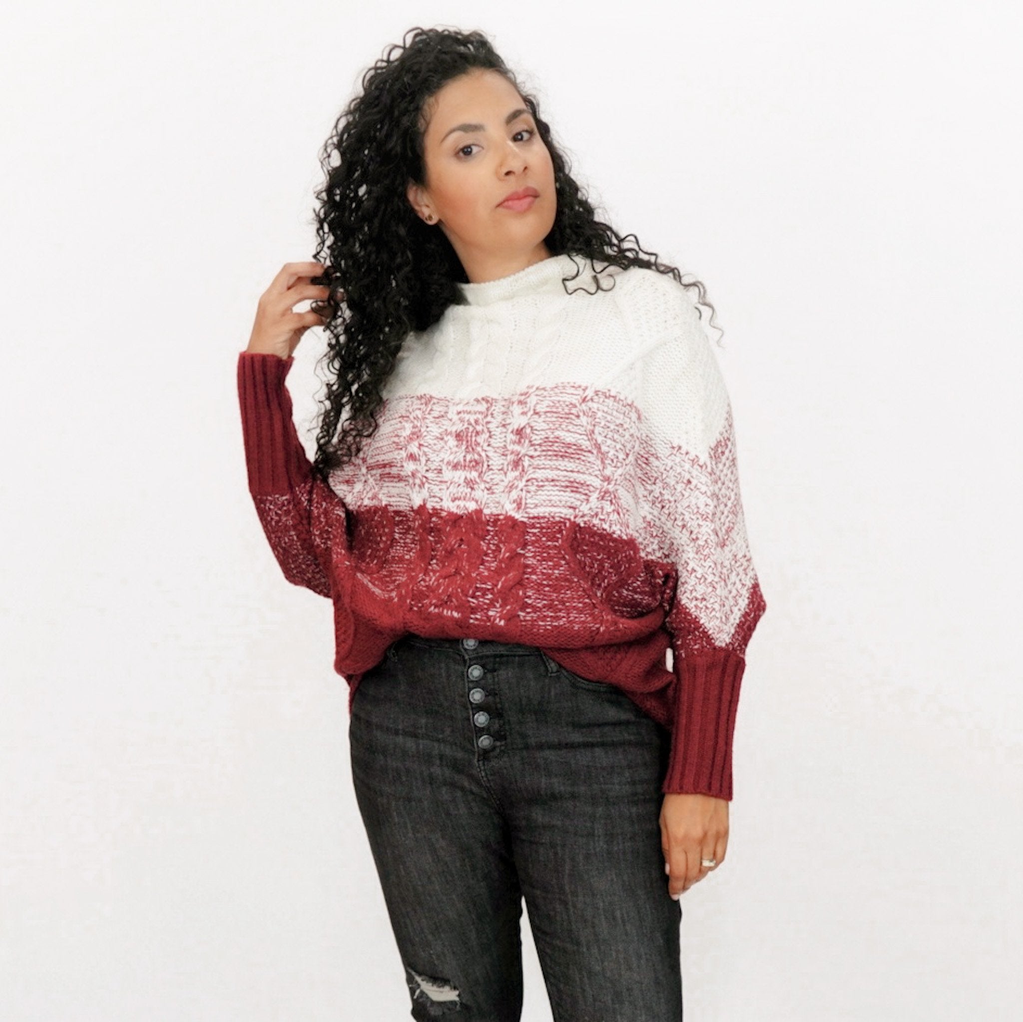 Tessa Cable Knit Sweater - Good Morrow Co