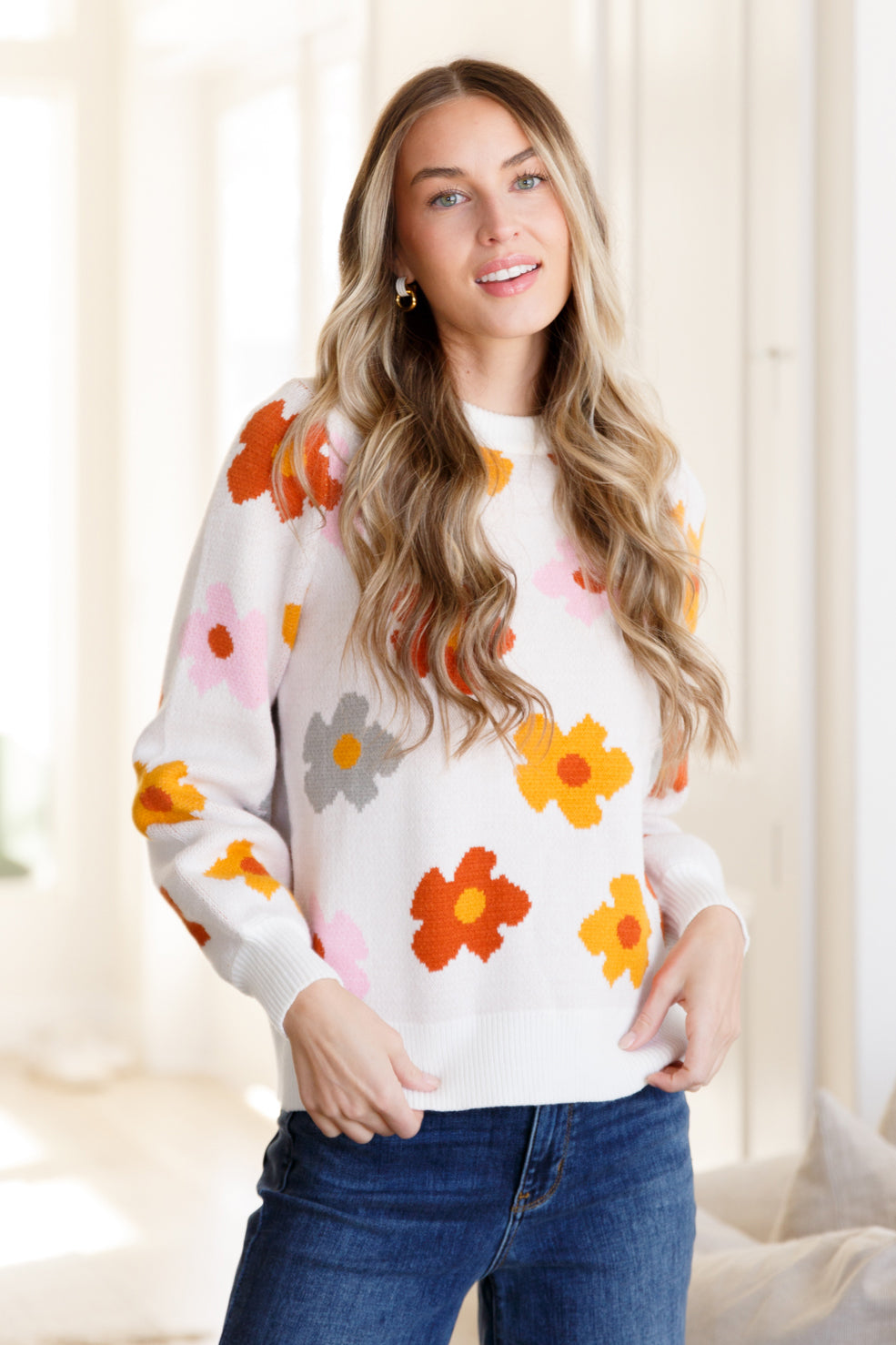 Fia Floral Sweater