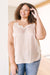 Evangeline Lace Camisole in Champagne - Good Morrow Co