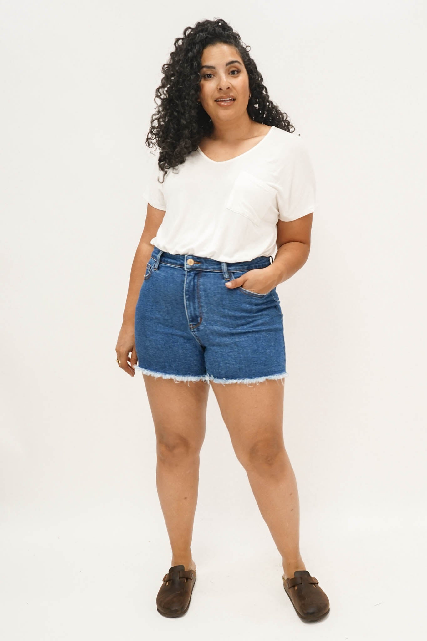 Zoey High Rise Vintage Cut Off Shorts