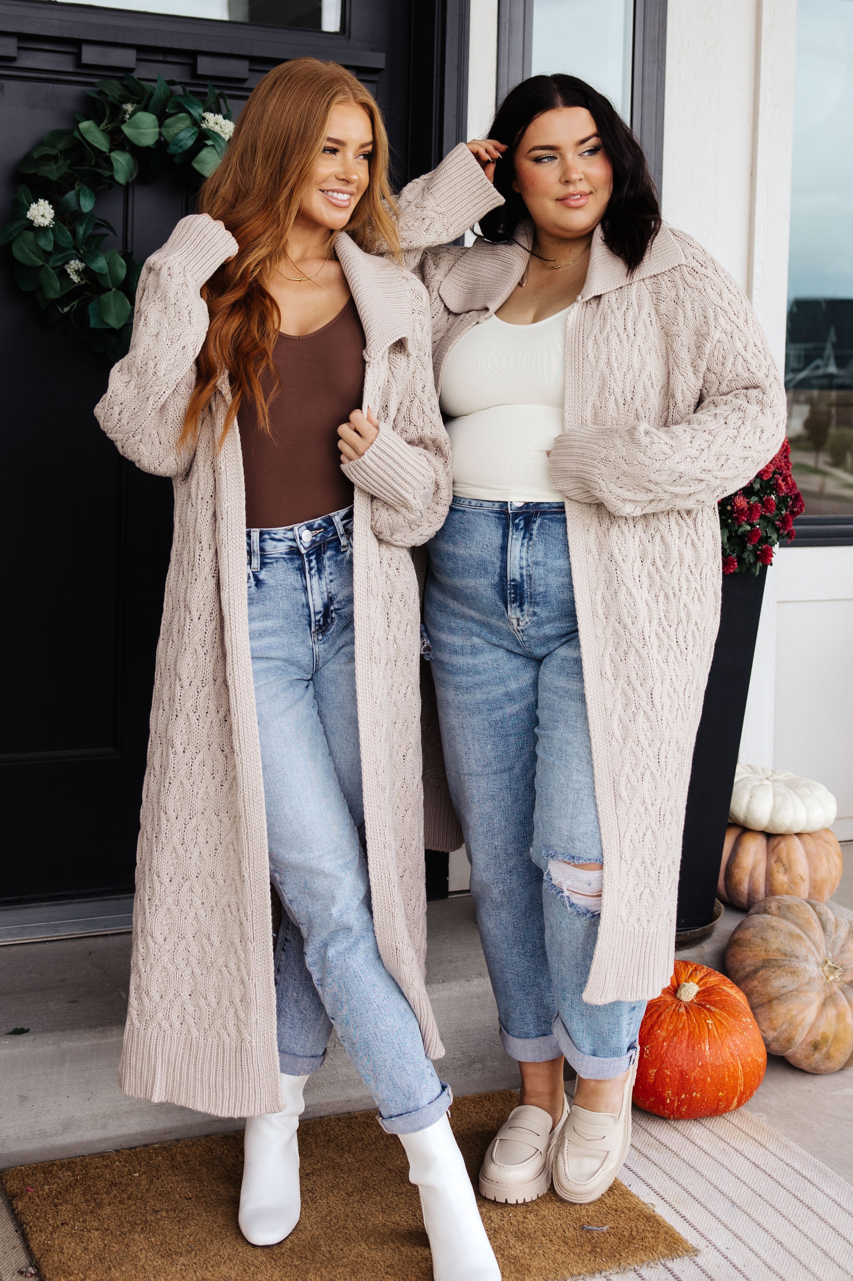 Sam Cable Knit Duster Cardigan
