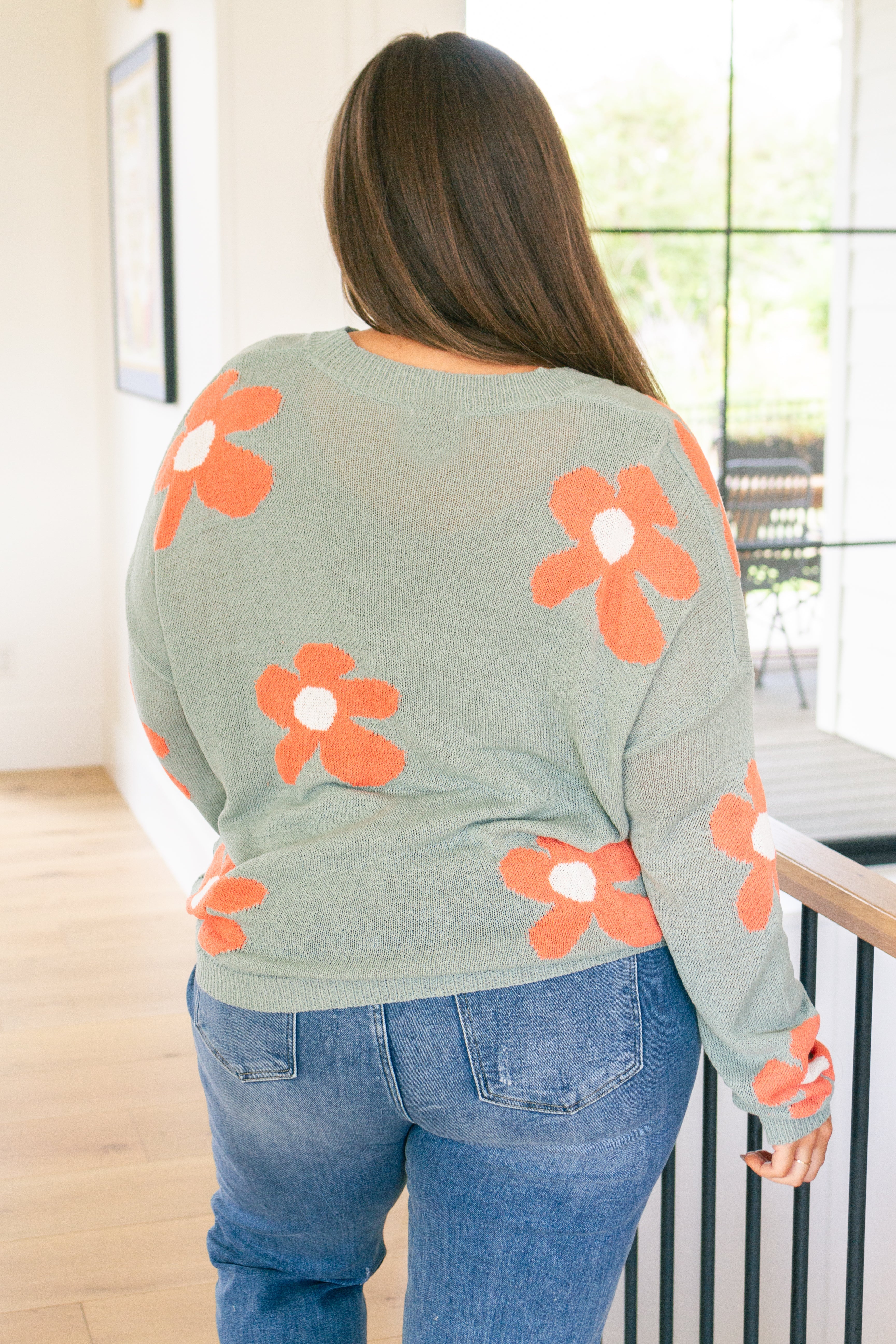 Bindi Mod Floral Sweater