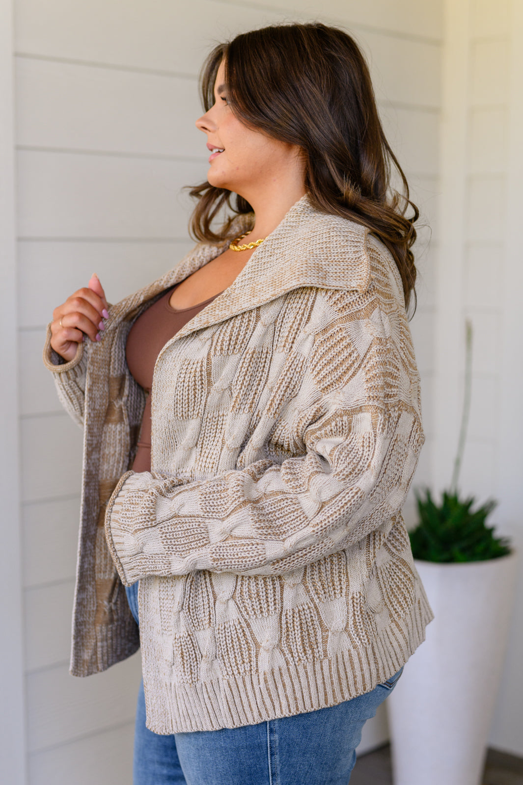 Pacey Open Front Cardigan