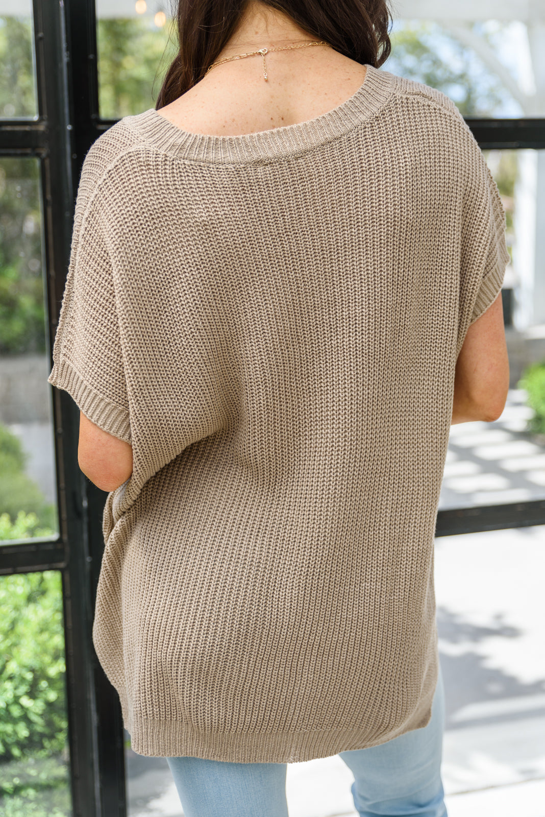 Calista Knit Top In Taupe