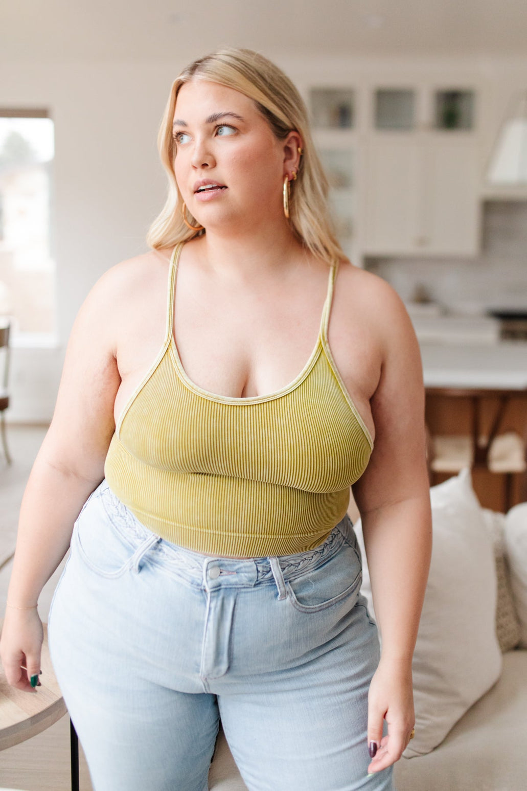 mustard yellow cami