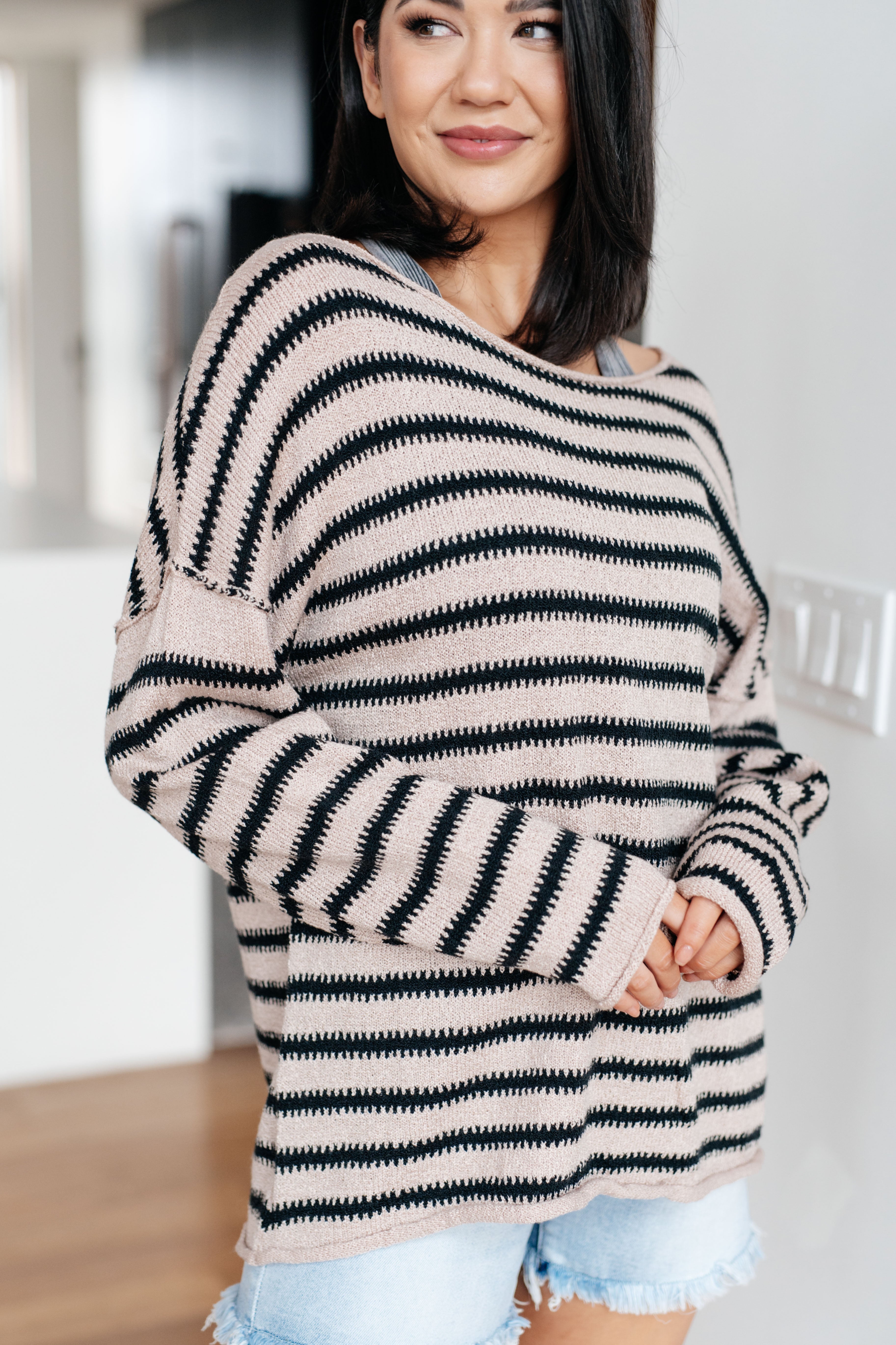 Donna Striped Sweater