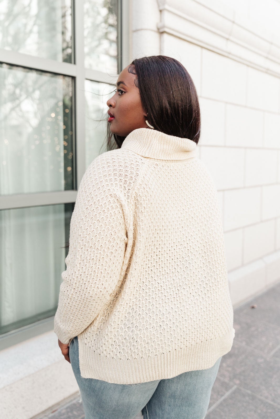 Peter Turtleneck Sweater In Ivory