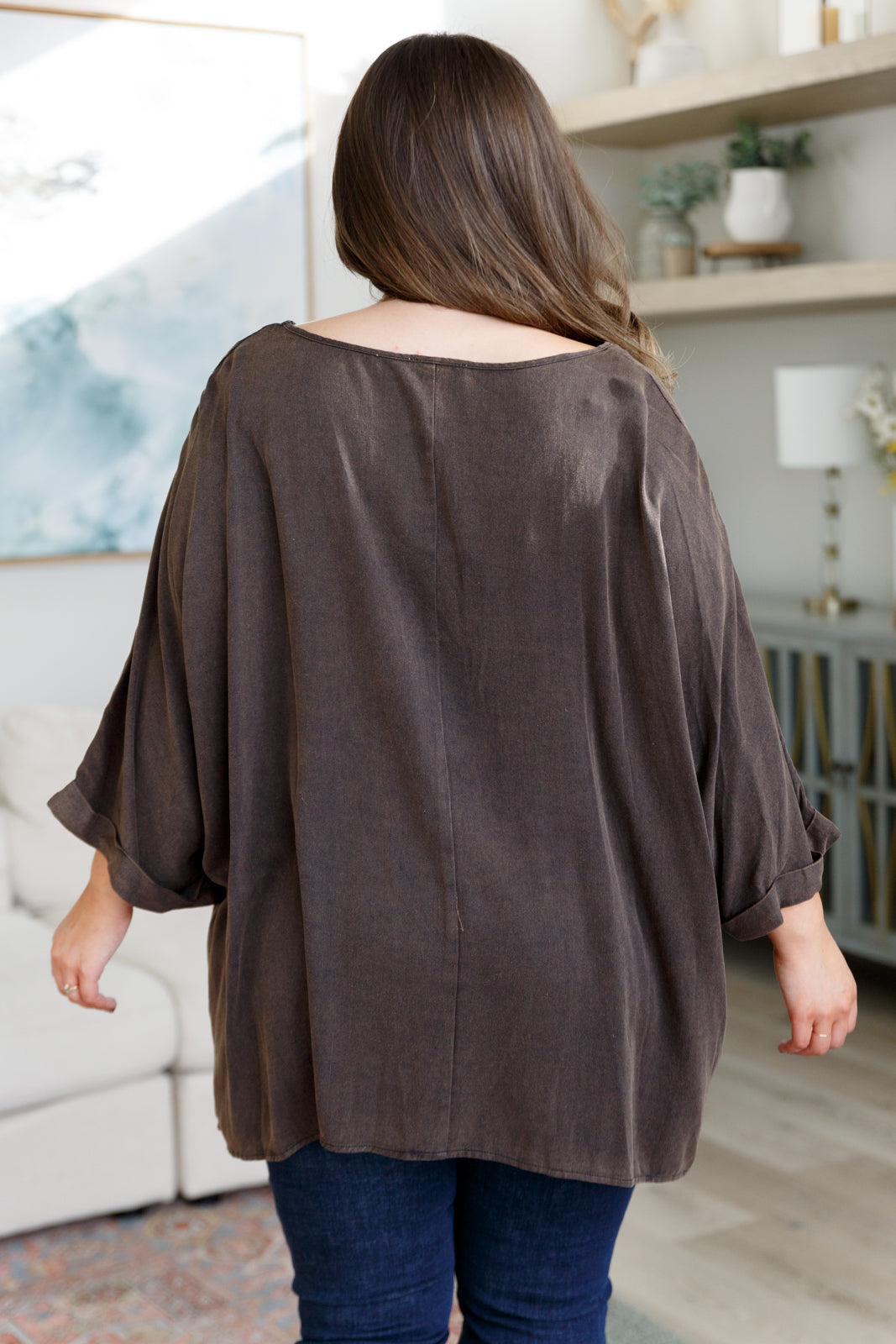 Britta Mineral Washed Oversized Top