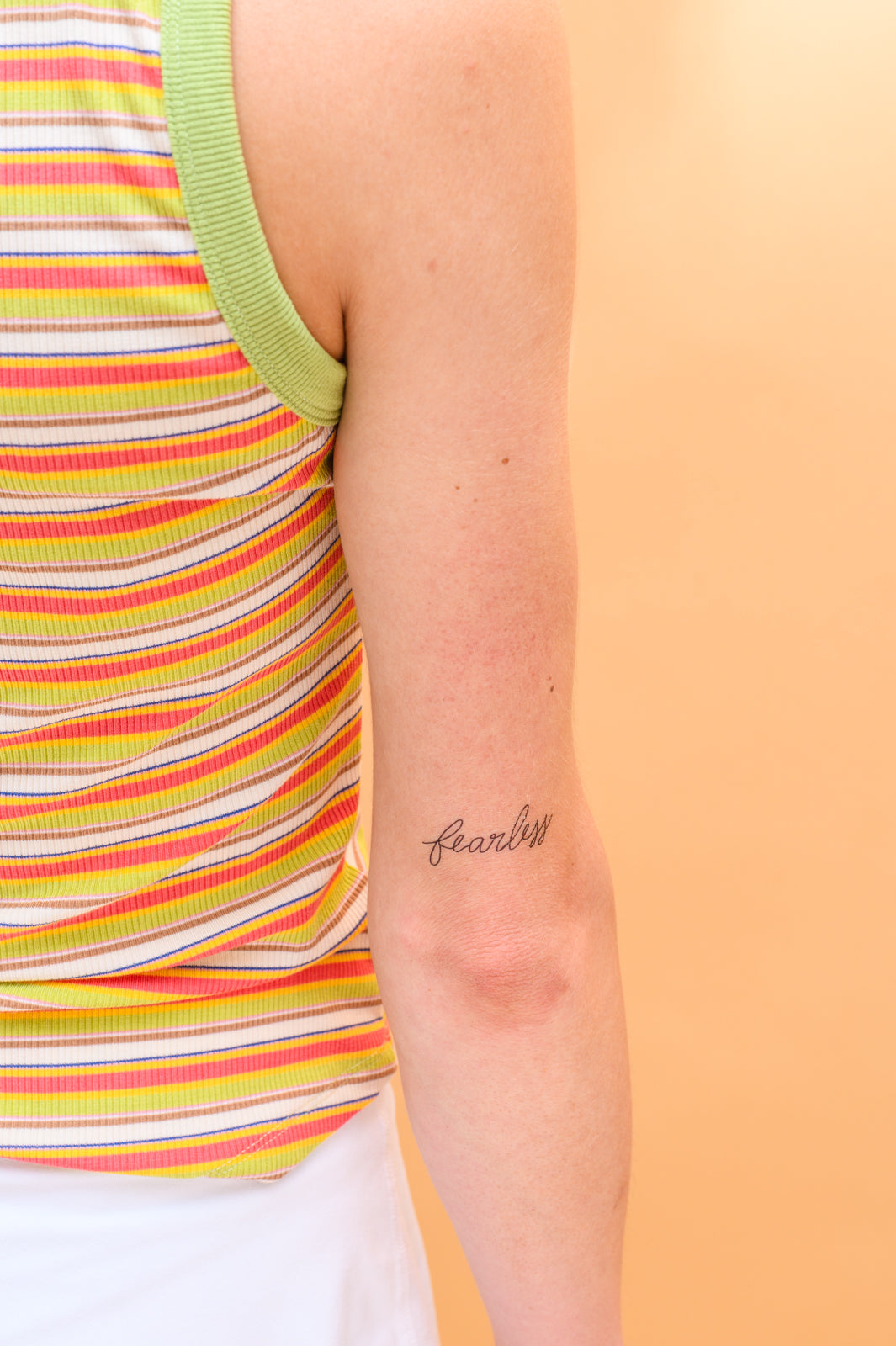 Words For A Season Temporary Tattoo – Fearless